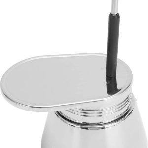 Espressomachine voor thuis en camping - Roestvrijstalen koffiepot - Lichtgewicht cafemaker - 200 ml - Thuiskantoor en buiten gebruik