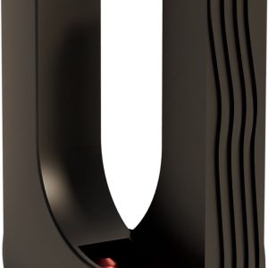 Fiastra Curva capsulehouder geschikt voor Nespresso capsules - capsule dispenser - koffiecup houder - zwart - 11 x 10 x 16 cm