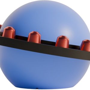 Fiastra Orbit capsulehouder geschikt voor Nespresso capsules - capsule dispenser - koffiecup houder - blauw - 12 x 12 x 11 cm