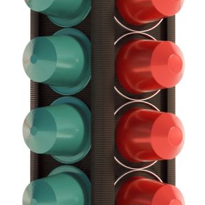Fiastra Torino - capsulehouder geschikt voor Nespresso - zwart - nespresso cups - capsule houder - nespresso capsulehouder zwart