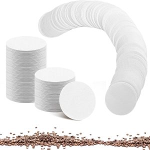 Filterpapier voor koffiezetapparaat - Wit - 400 stuks - 63,5 mm - Koffie extractiefilter - Compatibel met AeroPress