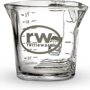 Glazen Shot Pitcher met Maatstrepen 90ml - IJskoffie Maatkan met Hendel