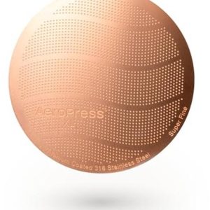 Herbruikbare Koffiefilters voor AeroPress - Goudkleurig Metalen Design