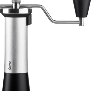 Kinu M47 Classic Koffiemolen handmatig - Zwart/Zilver
