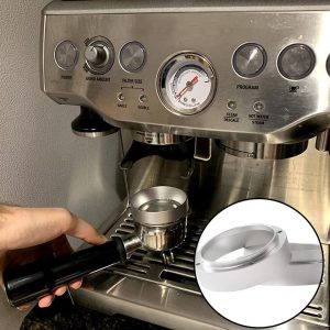 Koffie Espresso Doseren Trechter Ring Catcher, Aluminium Vervanging Accessoires voor Thuis en Cafe, 53mm