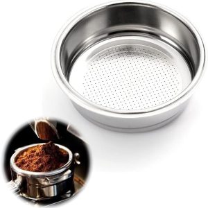 Koffiefilter 51mm RVS Zeefmand voor Espressomachine, Accessoires voor Perfecte Espresso, Geschikt voor Diverse Merken