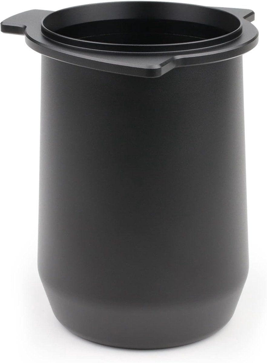 Koffieportafilter, maatbeker van 54 mm, koffiepoederreservoir van 54 mm, geschikt voor Breville Series 8 koffiemachines - zwart.
