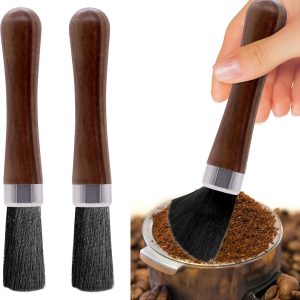 Reinigingsborstels voor Koffiemolen en Espressozetapparaat - 2 Stuks