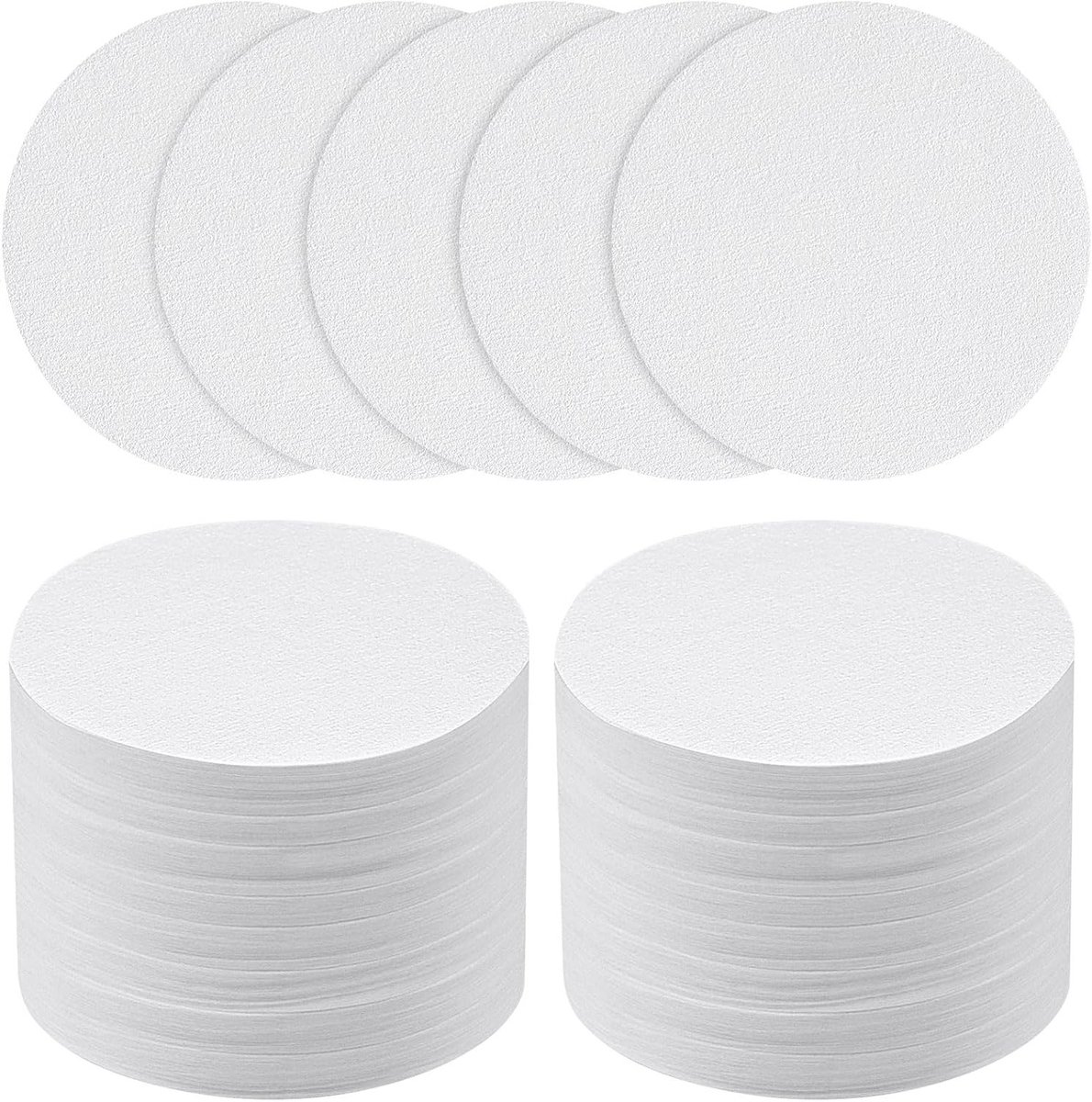 Ronde Koffiefilters voor Aeropress, 400 Stuks van 64mm - Vervangingsfilters voor Koffie en Espresso, Ideaal voor Thuisgebruik en Barista's