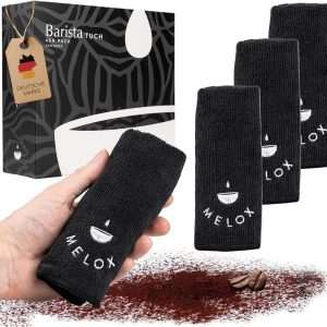 Set van 4 Barista Doeken - Microvezel Poetsdoeken 30x30 cm voor Koffiemachine en Espressomachine