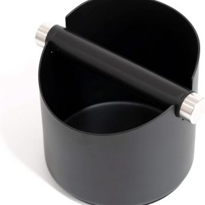 Stootbak voor Espressomachine - Koffiedikbak met Schokabsorberende Losse Metalen Bar
