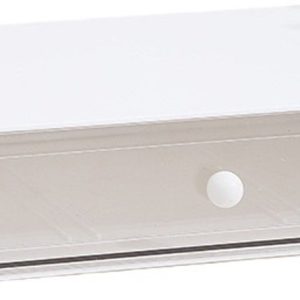 Theedoos met één lade - Plastic theezakjeshouder - Theezakjesorganizer - Opbergdoos voor badkamer & keuken - Voor theezakjes, koffiepads, suiker, enz. - Transparant - 23 x 17 x 5 cm