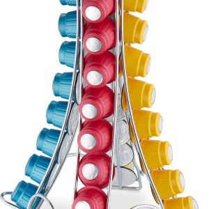 capsulehouder - geschikt voor Nespresso - voor 32 cups - metaal