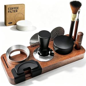 10-delige koffiestamperset met tamperstation en accessoires voor espressomachine