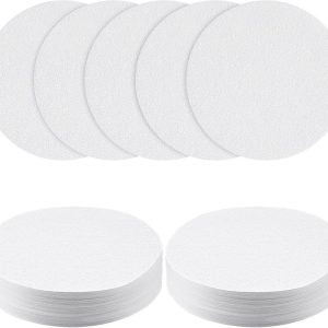 100 Stuks 54mm Ronde Papieren Koffiefilters | Geschikt voor Koffiemachines en Espressomachines | Vervangfilters voor Micropapier | Milieuvriendelijk en Bleekvrij