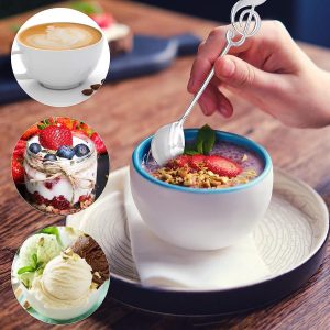 16 Koffie Thee Dessertlepels met Muzieknoten Decoratie RVS - Geschenk voor Muzikanten - Zilver en Goud