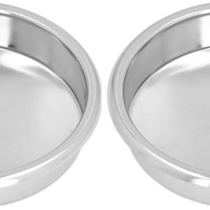 2 stuks terugspoelfilter 58 mm, roestvrij staal, halfautomatische machine, koffiefilter, espressomachine, vervangende - ShopVlot