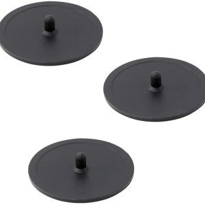 3 stuks zwarte blinde filter backflush schijf, 50 mm koffiemachine reinigingsschijf, duurzame rubberen backflush schijf, machines filter reinigingspad schijf, voor espressomachine