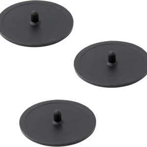 3 stuks zwarte blinde filter backflush schijf, 50 mm koffiemachine reinigingsschijf, duurzame rubberen backflush schijf, machines filter reinigingspad schijf, voor espressomachine