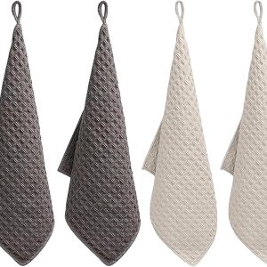 4 stuks microvezeldoeken, reinigingsdoeken voor koffie, espressomachine, stoomstaven, werkblad, keukendoeken