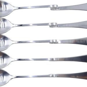 5 Pcs Rvs Opknoping Mok S Vorm Koffie Roerder Theelepel Voor Thuis Cafe Restaurant Gebruik Lepel Lange 17cm