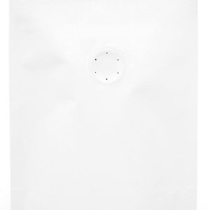50 koffiebonen opstaan zakje met eenrichtingsontgassing ventiel en ritssluiting | 200x300x50mm (650g koffiebonen), wit (vensterloos)