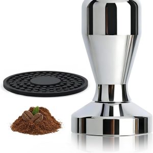 51 mm koffietamper van roestvrij staal - onmisbare barista tool voor perfecte espresso shots, geschikt voor espressomachines en accessoires, duurzaam en gebruiksvriendelijk