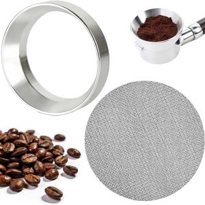 51 mm, magnetisch + 1,7 mm waterafscheider, roestvrij staal, nauwkeurige kwantitatieve meting, zeefhouder, accessoires, zeefhouder, doseerring voor koffiemolen, zeefdragers