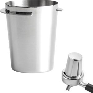 54 mm doseerbeker, koffieaccessoires Barista Espresso doseerbeker, past op 54 mm barista portafilter, roestvrijstalen koffiedosseerbeker, espressomachine accessoires voor barista, thuis, café