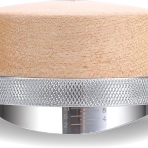 54mm Espressoverdeler voor Breville Portafilters Esdoorn Koffienivelleerder Instelbare Diepte Roestvrijstalen Espresso Nivelleringsgereedschap Premium Espressomachine Accessoires Voor Koffie