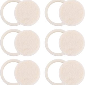 6 Stuks Vilt Ring Vervanging voor Breville Espressomachine Molens, Wol Ring Compatibel met BES870, BES878, BES880, BES980, BCG820 Modellen Espressomachine Accessoires
