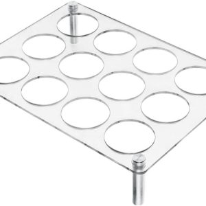 Acryl Capsulehouder - Koffiecup Organizer - Keuken Organiseren - Ruimtebesparend Ontwerp - 12 Capsules - Transparant