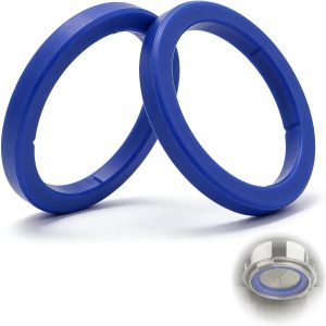 Afdichtringen van voedselveilige siliconen, compatibel met E61 (8,5 mm, blauw), vervanging voor professionele espressomachines, 2 stuks