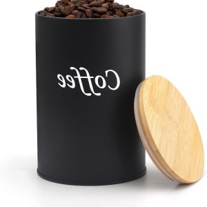 Airtight Koffiehouder van 500ml voor Koffiebonen en Koffiecapsules - Ideaal voor Versheid en Opslag van Gemalen Koffie en Koffiepads