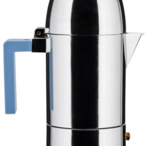 Alessi Inductie-Percolator-La-Cupola-6-kops-Blauw-Handvat