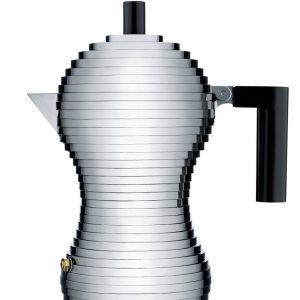 Alessi PULCINA Percolator - Espressomaker 150 ml, Zwart, Inductie