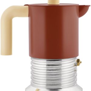 Alessi Vite Percolator - 3 kops - Bruin - Inductie