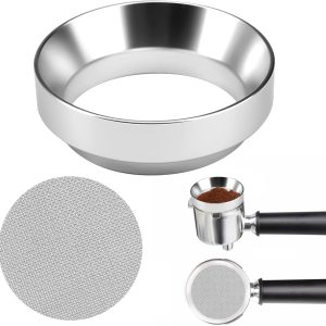 Aluminium Doseertrechter 51Mm Zilver Voor Espressomachines