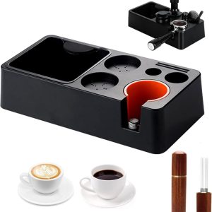 Barista tamperstation 8-in-1 - Knock Box - opbergen 51-58 mm espresso tamper - koffiemolen basis