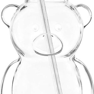 Beren Drinkglas - Ijskoffie Glas - Dranken Serveren - Borosilicaat Glas - 453 ml - Transparant