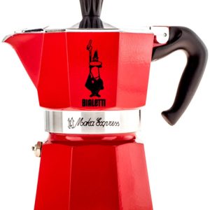 Bialetti Moka Express 3 Kops Rood - Espressopot - Aluminium - 130 ml
