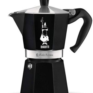 Bialetti Moka Express - Percolator - 6 kops - Aluminium - Zwart