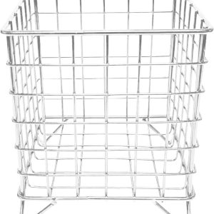Bureau Opbergmand - Koffiecup Houder - Kantoor Organiseren - Massief Metaal - 16 x 13.5 x 13.5 cm - Wit