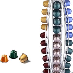 Capsulehouder Nespresso 40 capsules - draaibaar antislip - koffiepad standaard capsulehouder nespresso