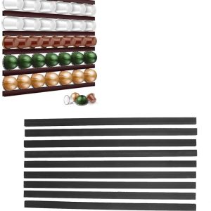 Capsulehouder Nespresso - Koffiepadhouder K Cups Display Organisatie Opslag - 54 Capsules (Zwart) capsulehouder nespresso