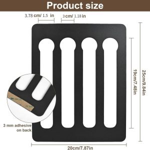 Capsulehouder voor 20 Nespresso Capsules van RVS, Ideale Oplossing voor Keukenopslag, Wand- en Kastmontage, Compact en Duurzaam