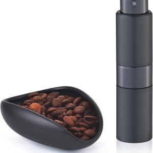 Ceramische Koffiebonen Dispenser met Sprayfles 20ml, Essentieel Accessoire voor Thuisbarista, Antistatische Koffietool voor Espresso en Filterkoffie