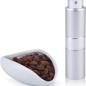 Coffee Bean Dispensing Cup - 20ml Sprayfles voor Koffiewater en Doseertray - Accessoires voor Espresso en Barista met Maatbeker en Tray