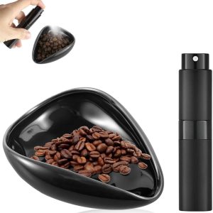 Coffee Cup - Coffee Beans - Ceramic Coffee Mug met RDT Spray Bottle - Granules Dispensing Tray - Geschenk voor Koffieliefhebbers