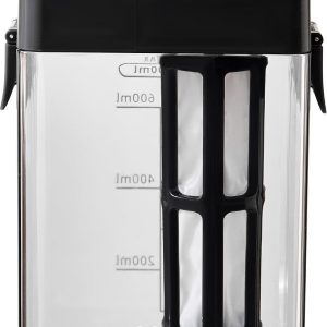 Cold Brew Koffiezetter 700 ml - Cold Brew Maker met Fijnmazig Filter - Koffiekan voor IJskoffie, Cold Brew Koffie, IJsthee, Infused Water - Zwart